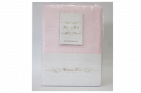 Простынь дуз сатин однотонный  Maison Dor розовая 