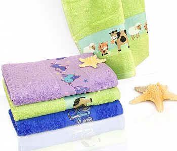 Детский набор полотенец Maison Dor KIDS TOWEL зеленый